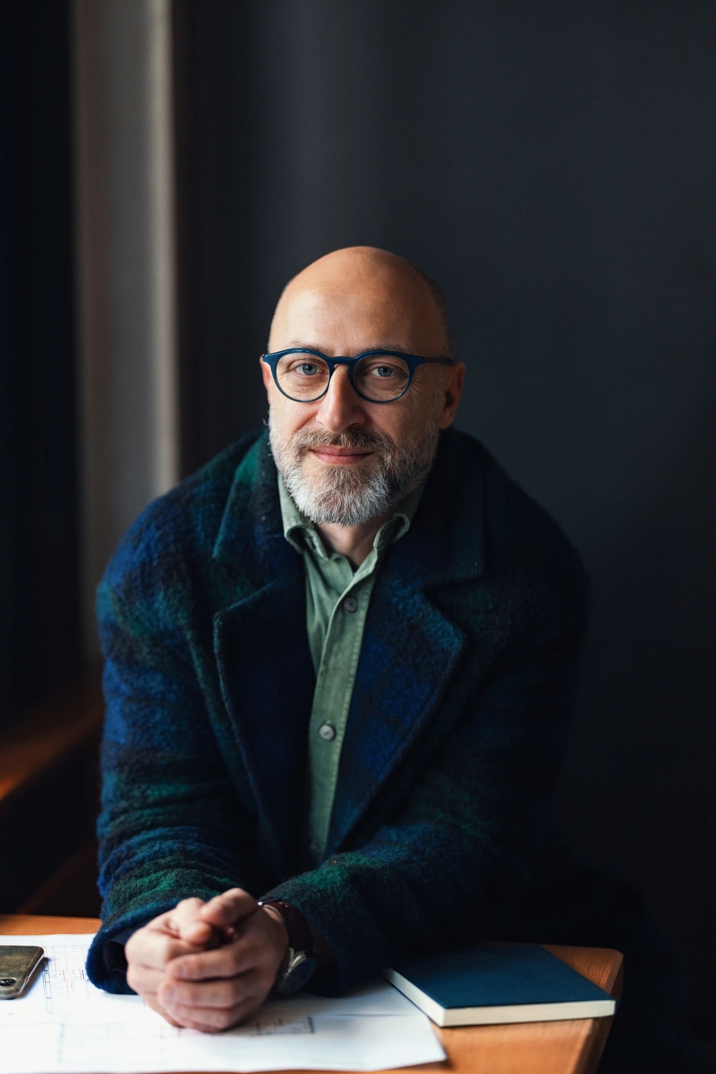 Portrait-style image representing founder Drew Johnson